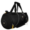 40L Multi-Pockets Sport Travel Duffle Bag – Sleek & Durable Essential Gym, Travel & Sports Bag for Men & Women with Shoe Pocket (Black & Yellow)