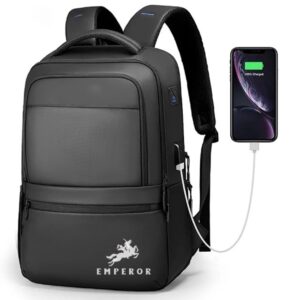 TRUE HUMAN EMPEROR® Anti-Theft Bagkpack With USB Charging Port Laptop bag/Office bag/College bag/Travel bag with Anti -Theft back pocket (LEGEND)