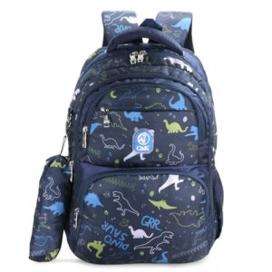 Chris & Kate Boys And Girls Multi-Print School Backpack – Perfect For School, College, Everyday Use – Includes Free Stationery Pouch And Rain/Dust Cover, 35 Liter