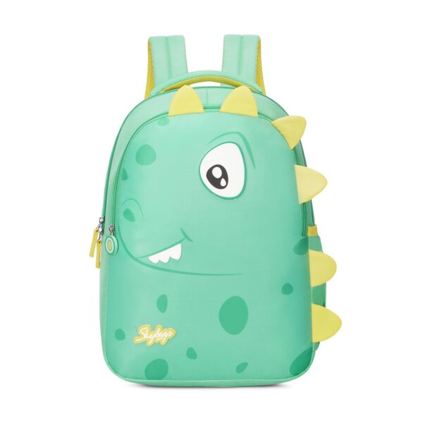 Skybags Dino 02 School Backpack Green, 15 L