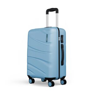 Safari Persia 65 Cms Medium Check-in Hardside Polycarbonate 8 Wheels Luggage/Speed_Wheel Suitcase/Trolley Bag (Pearl Blue)