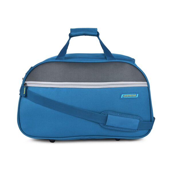 Aristocrat Enigma 52 Cm Polyester Softsided Cabin Size Duffle Bag – Blue