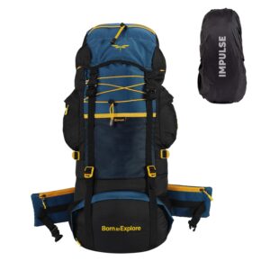 Impulse rucksack bags 75 litres travel bag for men tourist bag for travel backpack for hiking trekking Bag for men camping thames bag with 1 Year Warranty