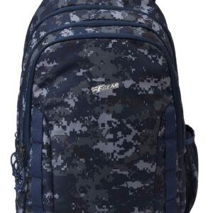 F Gear Raider Military Navy 30L |Stylish Trendy School College Tuition Travel Backpack with Raincover|3 Big Compartments|Padding at the Back Panel and Shoulder Straps |Made in India|1 year warranty