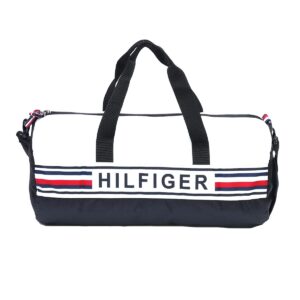 Tommy Hilfiger Kendall 28cm Gym Bag Duffel for Unisex – Black+White