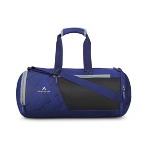 Aristocrat Beast 48cm Gym Duffle Bag for Men and Women with Multiple Pockets and Separate Shoe Compartment for Travel, Sports and Workouts (Blue)