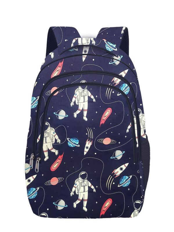 Frantic 20 L Printed Polyester School Backpack/School Bag/Kids School Bag Class 1 to 5 For School Going Boys & Girls