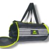 TENSE Gym Bag Polyester/Unisex Gym Bags/Shoulder Bag for Men & Women with Separate Shoes Compartment/Carry Gym Accessories/Fitness Bag/Sports & Travel Bag/Sports Kit (Green)