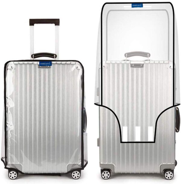 Handcuffs Transparent Luggage Trolley Protective Covers PVC Waterproof