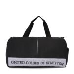 United Colors Of Benetton Cadmium Unisex Gym Bag Duffel - Black