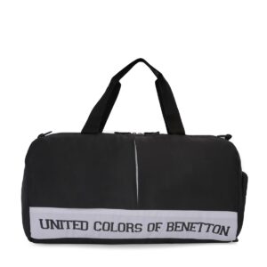 United Colors Of Benetton Cadmium Unisex Gym Bag Duffel – Black