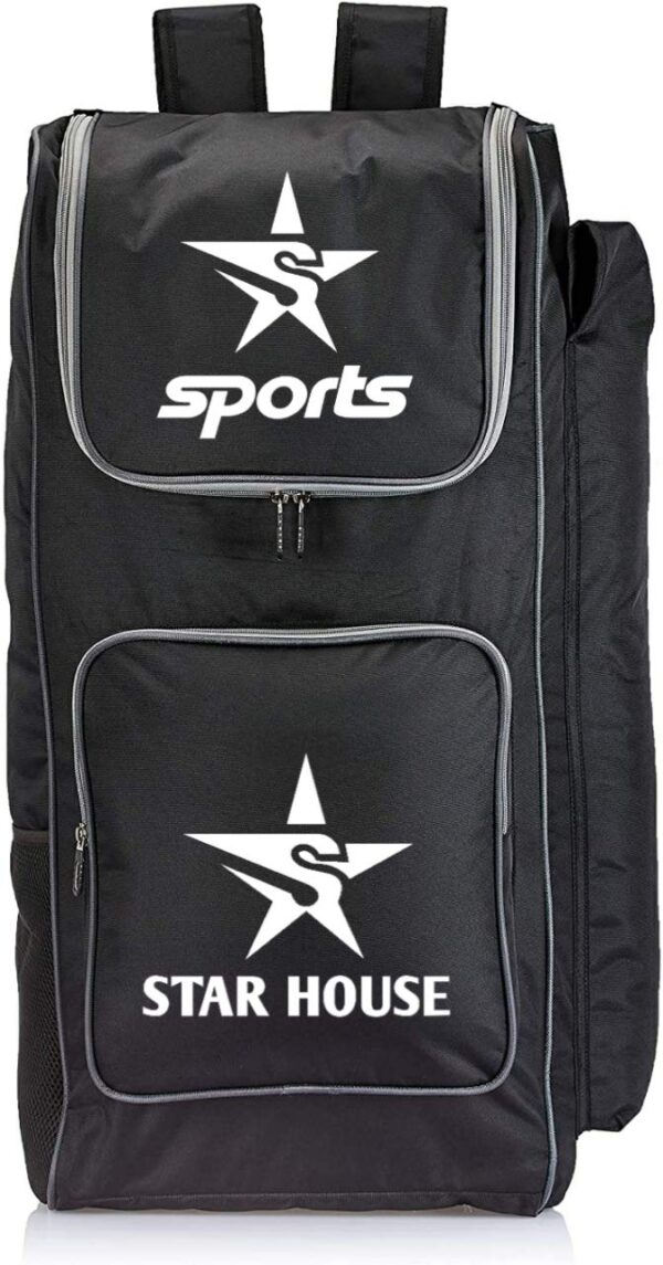 DEV Star House Cricket Kit Bag Sports Latest 2021 (XL, Black-Grey)