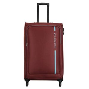 Aristocrat Dasher 4W Strolly 78 Cm Polyester Soft Spinner Suitcase (Red)