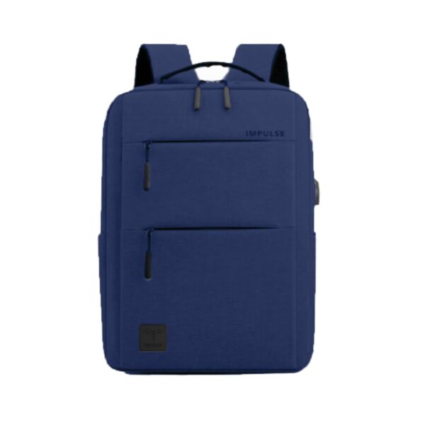 Impulse EmpowerElite 25L Unisex Water Resistant Travel Laptop Backpack with USB Charging Port/Office Bag/School Bag/College Bag/Business Bag Fits Up to 16 Inch Laptop with 1 Year Warranty (Blue)