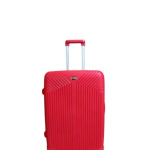 ACCELERATOR Zoro Medium 24 inch Trolley Bags Hard Case Polypropylene 4 Wheels 360 Degree Wheeling Luggage, Trolley Bags, Suitcase for Travel, Trolley Bag for Travel RED