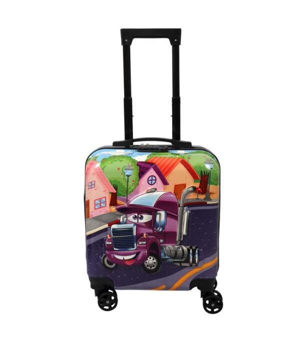 Polo Class Trendy Cute Kids Trolley Bag – Purple