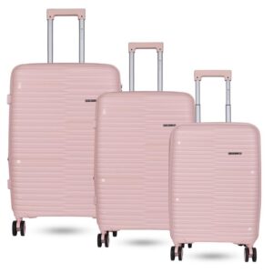 Polo Class 3Pc Set Trolley (20/24/28 inch) -Pink