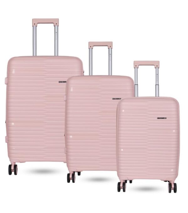 Polo Class 3Pc Set Trolley (20/24/28 inch) -Pink