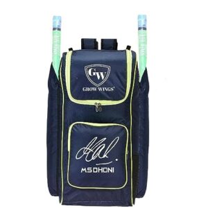 Grow wings ® Duffle Backpack Cricket Kit bag for Large Professional Cricket Kit Bag-Sports with 2 Bat Pocket