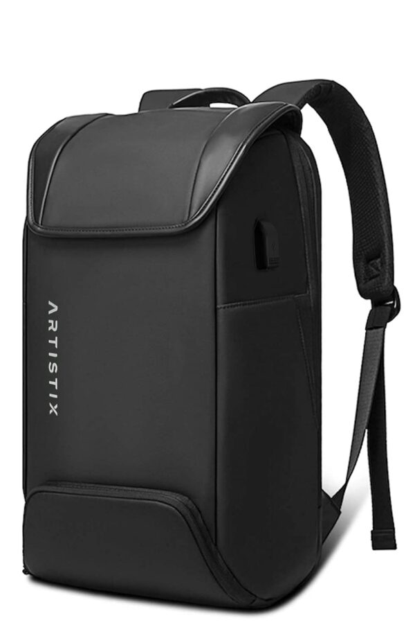 Artistix Avian Unisex Water Repellent Anti Theft Travel Standard Backpack With Usb Port (Black, 32 L), 47 x 32 x 17 Cm