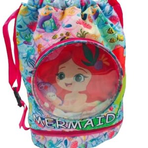 Ji and Ja® Kids Swimming Bag Cute Beach Backpack For Kids Wet And Dry Gym Backpack, Sports Gym Bag For Girls Kids Waterproof Swimming