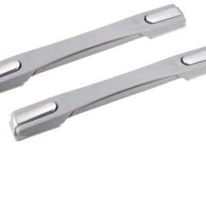 Tumery Repair Replacement Luggage Pull Handle for VIP Safari, American tourister, Skybag Suitcase Trolley Bag Suitcases Handle for Luggage Parts (Grey (New) 2 Pcs Handle)