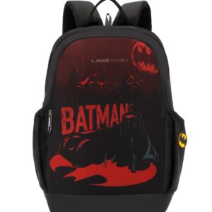 Lavie Sport 47cm Batman Crusader 33 litres Casual Laptop Backpack for Men/Women & Boys/Girls (Black)