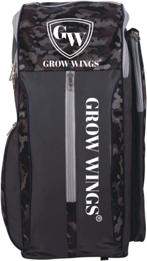 Grow wings Professional Polyester Cricket Kit Bag – Sports Backpack (Multicolor)