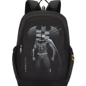 Lavie Sport 47cm Batman Vigilante 33 Llitres Casual Laptop Backpack for Men/Women & Boys/Girls (Black)