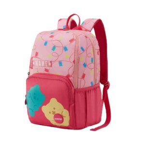 American Tourister Diddle 3.0, 21 L Volume School Backpack with Front Organizer and Spacious Interiors for Girls – Gummy Pink