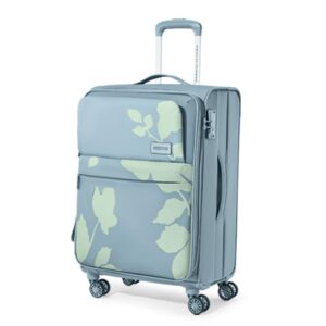 American Tourister AMT Bloom Soft Side Luggage with TSA Lock, Complete Lining, Telescopic Trolly hande and 8 Smooth Gliding Wheels and Wet Pocket and Vanity Pouch