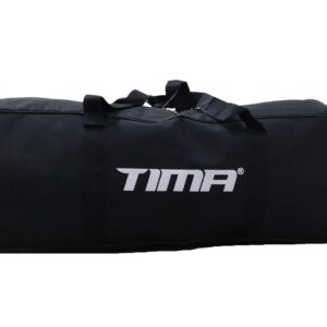 TIMA Polyester, Rayon Team and Individual Cricket Kit Bag (Black)