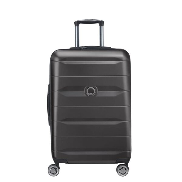 Delsey Polycarbonate 67 cms Black Hardsided Check-in Luggage (Comete) (3039810_Black)