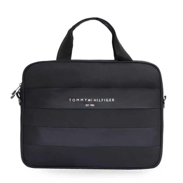 Tommy Hilfiger Mikhail Unisex 14 Inch Western Laptop Business Case – Black