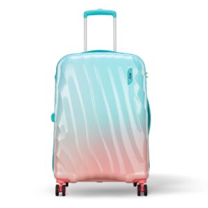 Skybags Openskies Medium Polycarbonate 29 Cms 4 Spinner Wheels Suitcase Tsa Lock Hard Trolley (Pink), 75 Cm