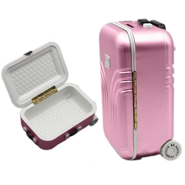 Babymoon Mini Storage Travel Suitcase Accessories for Kids | Photography Props | Decoration– Pink