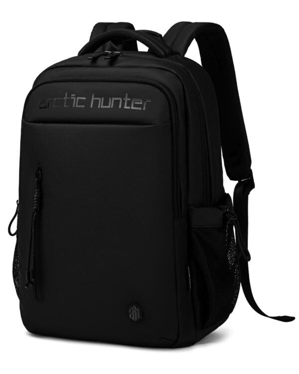 Arctic Hunter Backpack for Men Women Sleek 15.6-inch Laptop Bag 21L Medium Laptop Backpack Multi-pockets Water/Wear-resistant Padded Backpack for Daily Office Travel College,Black