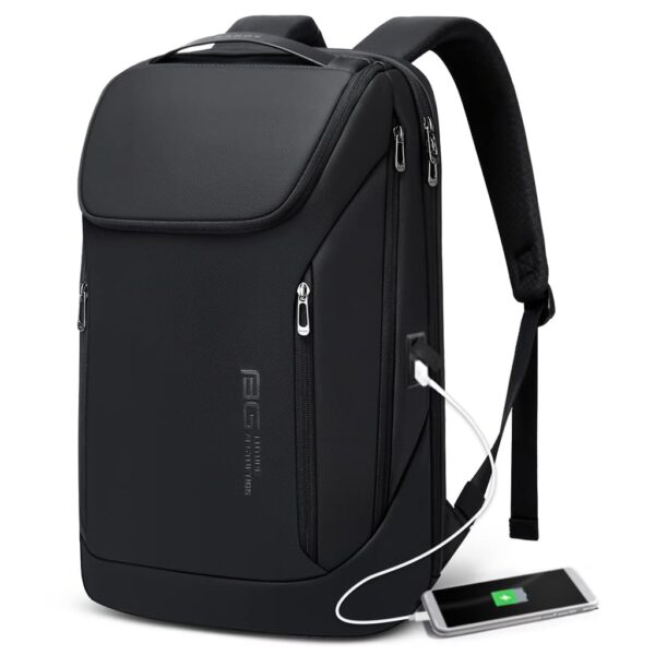 2517 Smart Laptop Backpack Bag Antitheft 3 Pin Lock, Type-C, USB Port fit for 15.6 Inch Laptop Bag 20L Multi- Compartment Travel Bag, Waterproof, Scratchproof Backpack for Men