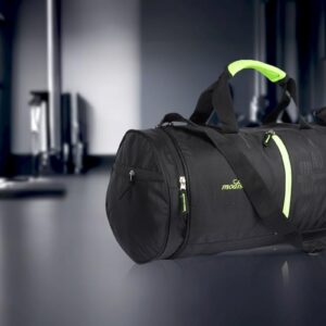 MODISH Gym Bag Polyester Duffle/Shoulder/Gym Bag for Men & Women with Separate Shoe Compartment Sports Bag for Men & Women Black Color