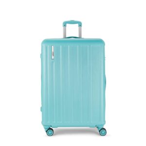 Safari Linea 8 Wheels 79 Cms Large Check-In Trolley Bag Hard Case Polycarbonate 360 Degree Wheeling System Luggage, Trolley Bags For Travel, Speed_Wheel Suitcase For Travel, Spearmint