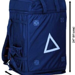 Insulated e-Commerce, Logistics, Courier, ekart, Amazon Bag, Backpack for Multipurpose (Navy Blue) 95 LTR with rain Cover