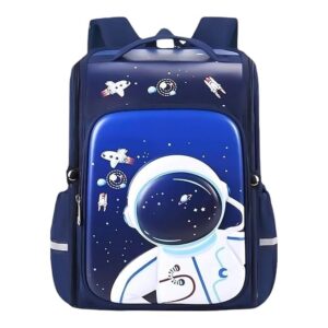 Sky Tech® Space Astronaut Theme Backpack 3D for Kids Boys & Girls Stylish and Durable Water-Resistant Large Capacity backpack for School Bag Travel, Camping, perfect for gift for Kids (5 To 12 Years)