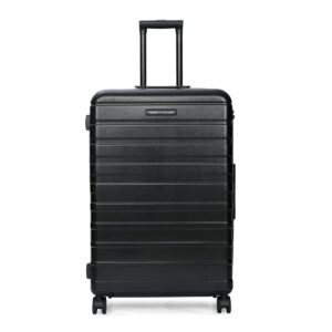 Tommy Hilfiger Hoover Unisex Hard Luggage Trolley Bag for Travel – Black Small