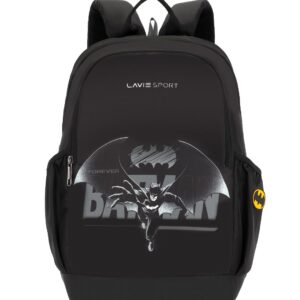 Lavie Sport 47cm Batman Cape 33 litres Casual Laptop Backpack for Men/Women & Boys/Girls (Black)