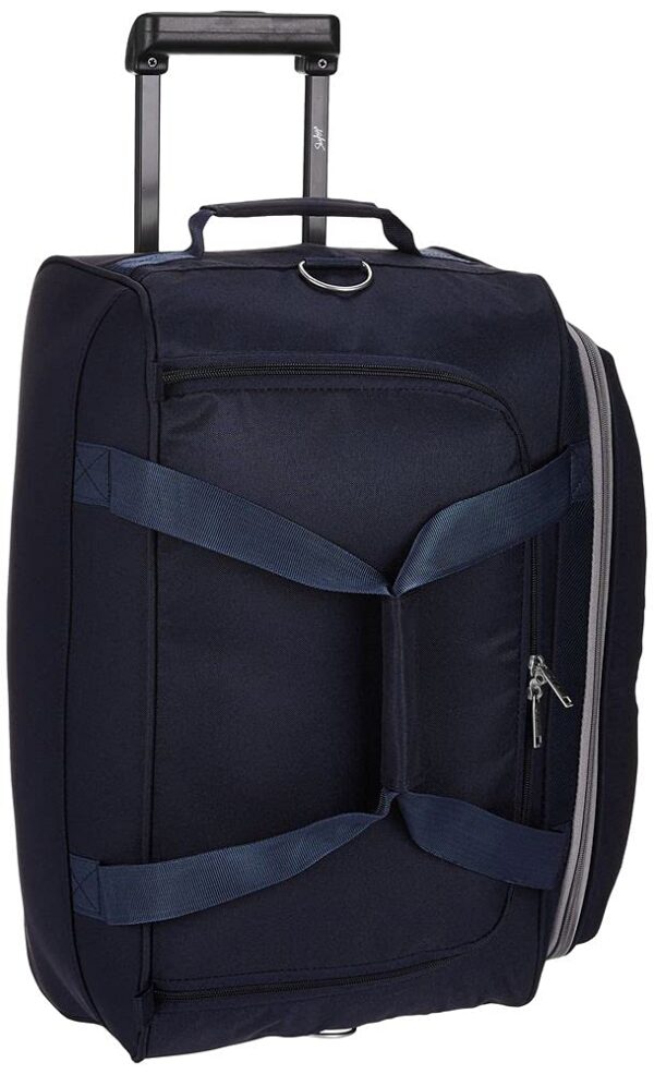 Skybags Cardiff Polyester 52 Cms Wheel Travel Duffle Bag (Blue)