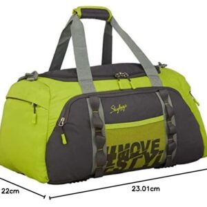 Skybags Hustle DF 55 Polyester Duffle Luggage (Green)