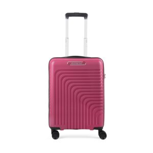 Aristocrat Wego 8W Str. Cabin 360°|Trolley Bag, Speed_Wheel Suitcase For Travel, 8 Wheel Luggage For Men And Women, Polypropylene Hard Side Cabin And Check In Bag (Red, Small), 53 Centimeters