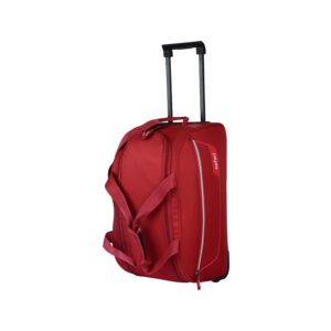 Safari Arc Polyester 55 Cms 2 Wheel Travel Duffel Bag (Red)