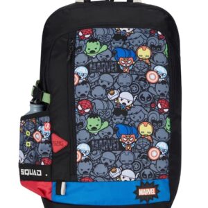 Wildcraft Wiki Squad 1 Marvel School Backpack Kawai Black (13002)