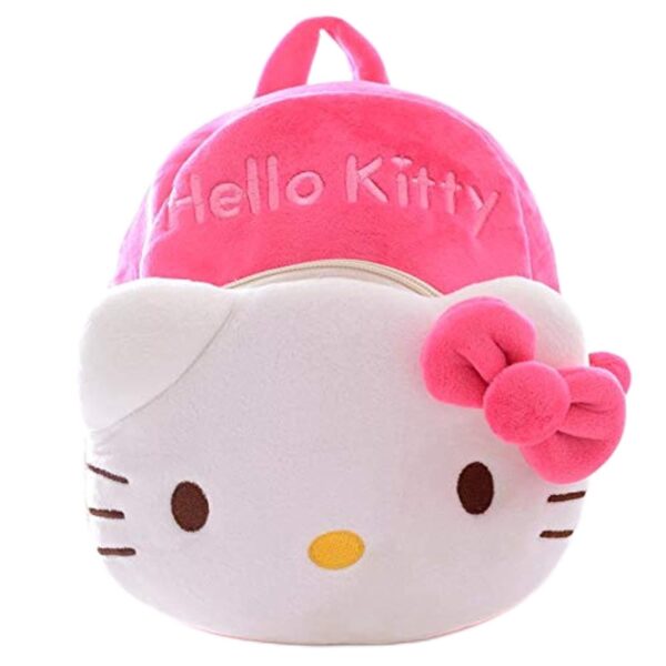 DZert Hello Kitty Kids School Bag Soft Plush Backpacks Cartoon Boys Girls Baby (2-5 Years)